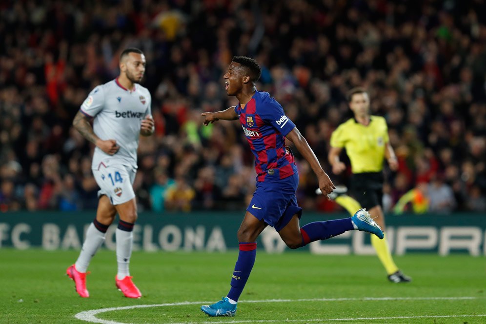 Man of the Match Barcelona vs Levante: Ansu Fati