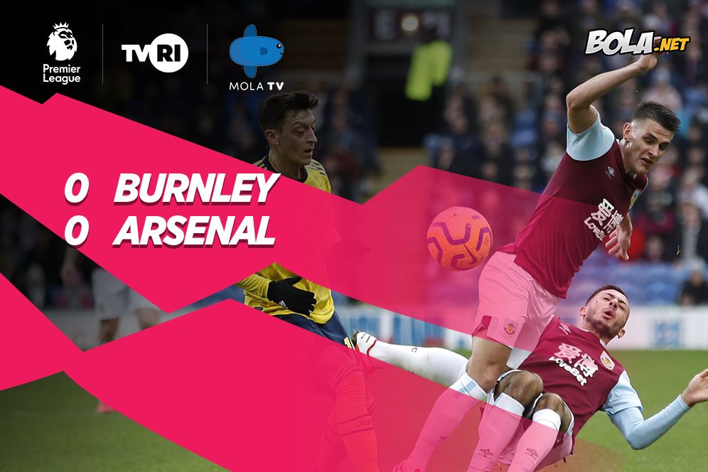 Hasil Pertandingan Burnley vs Arsenal: Skor 0-0