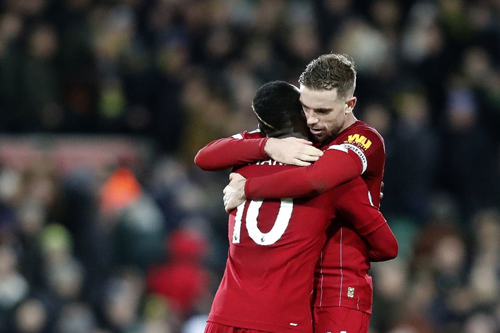 Jadi Pahlawan Kemenangan Liverpool, Henderson Puji Mane