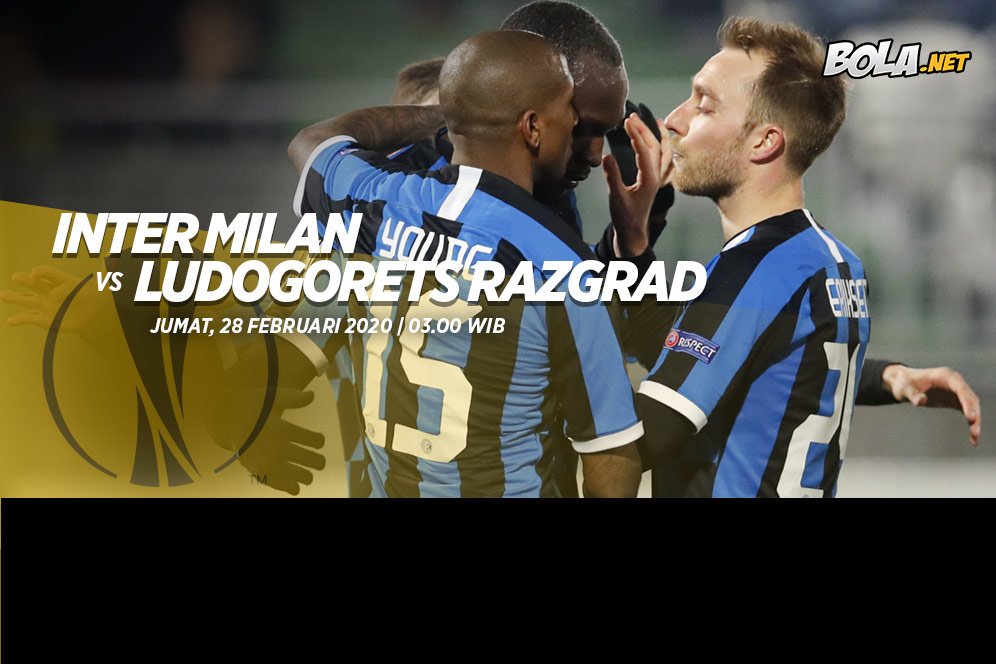 Prediksi Inter Milan vs Ludogorets Razgrad 28 Februari 2020