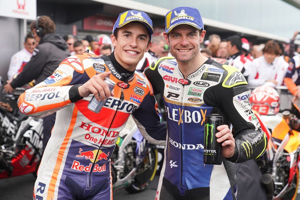 Crutchlow Heran Marquez Bisa Menang di Atas Motor yang Buruk