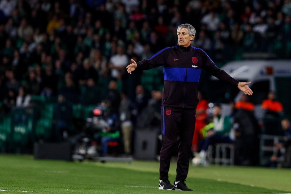 Manfaat Penghentian Musim Sementara untuk Quique Setien di Barcelona, Apa Itu?