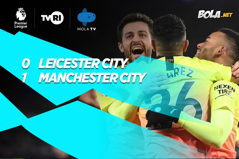 Hasil Pertandingan Leicester City vs Manchester City: 0-1