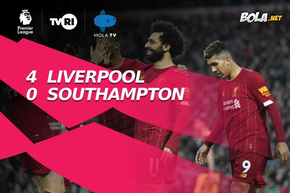 Hasil Pertandingan Liverpool vs Southampton: Skor 4-0 Hasil Pertandingan Liverpool vs Southampton: Skor 4-0