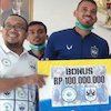 Para Pemain PSIS Terima Bonus Rp100 Juta dari Sponsor