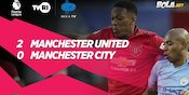 Hasil pertandingan Manchester United vs Manchester City: Skor 2-0 Hasil pertandingan Manchester United vs Manchester City: Skor 2-0