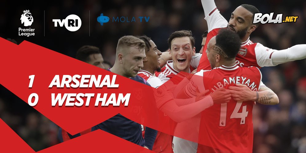 Hasil Pertandingan Arsenal vs West Ham: Skor 1-0 - Bola.net