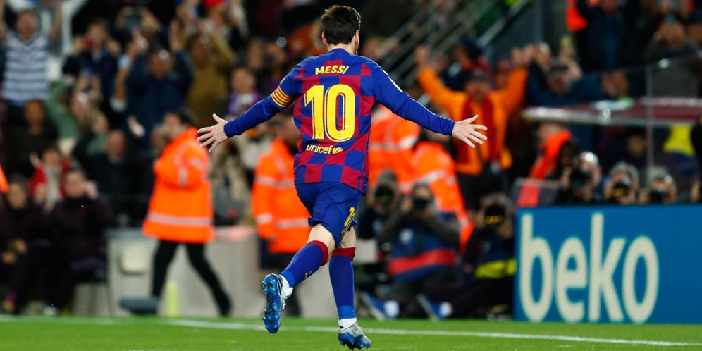 Kapten Barcelona, Lionel Messi. (c) AP Photo