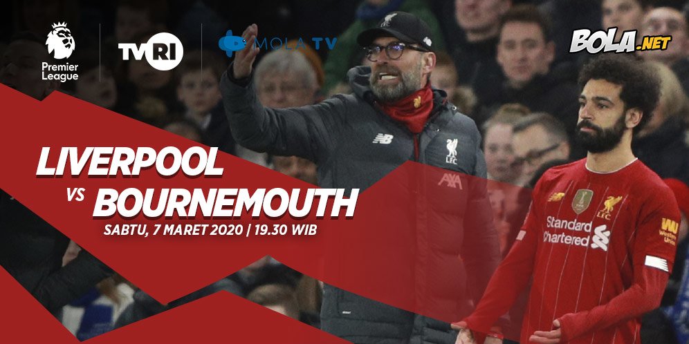 Live Streaming Liverpool Fc Vs Bournemouth Di Mola Tv