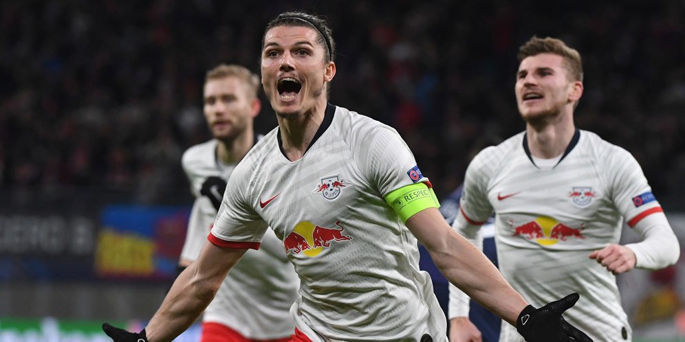 Gelandang RB Leipzig, Marcel Sabitzer (c) AP Photo