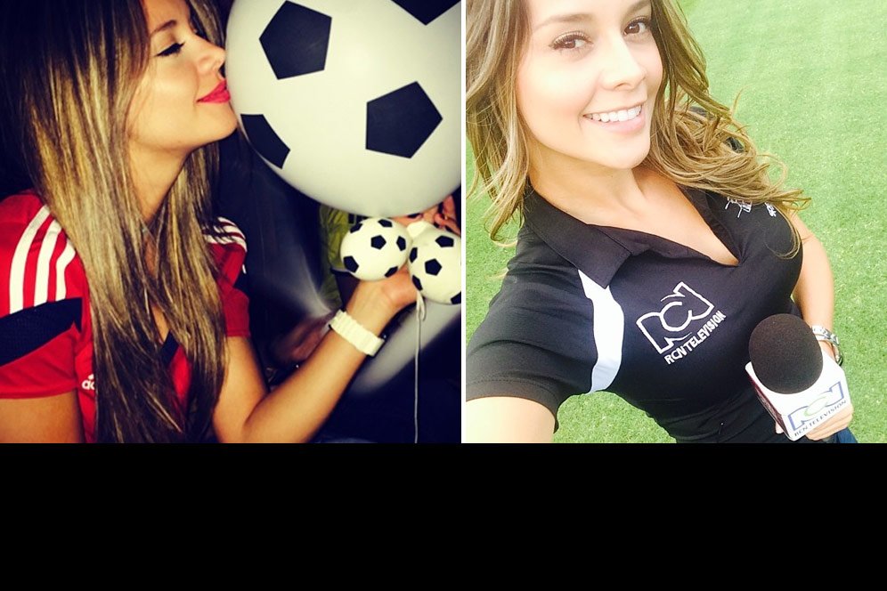 Alejandra Buitrago, Reporter Paling Hot di Piala Dunia 2014
