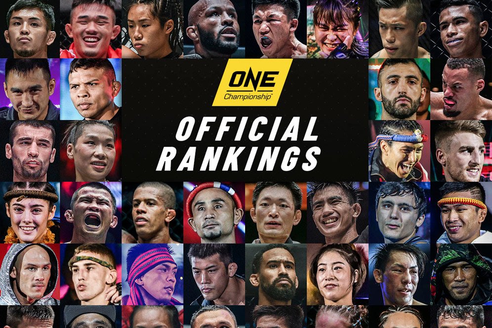 Perdana, ONE Championship Umumkan Peringkat Atlet Perdana, ONE Championship Umumkan Peringkat Atlet