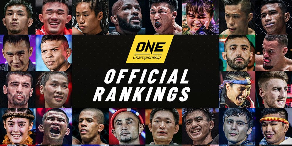 Perdana, ONE Championship Umumkan Peringkat Atlet