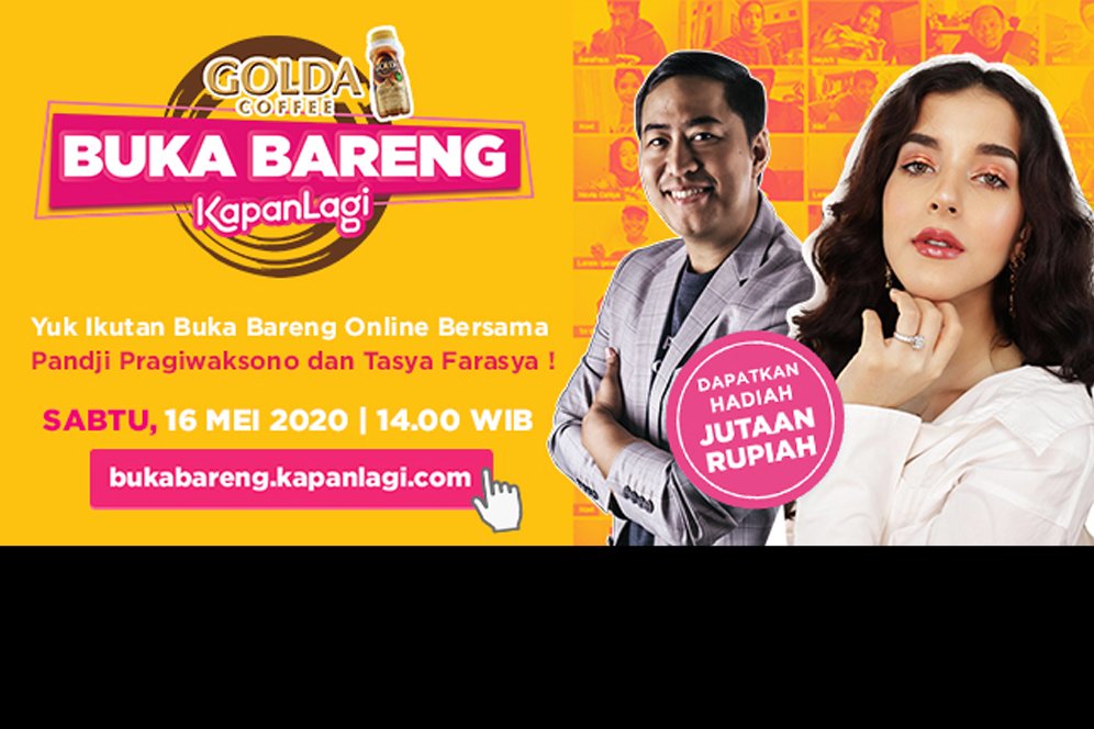 Pandji Pragiwaksono dan Tasya Farasya Beberkan Kesibukan Selama Pandemi di KapanLagi Buka Puasa Bare