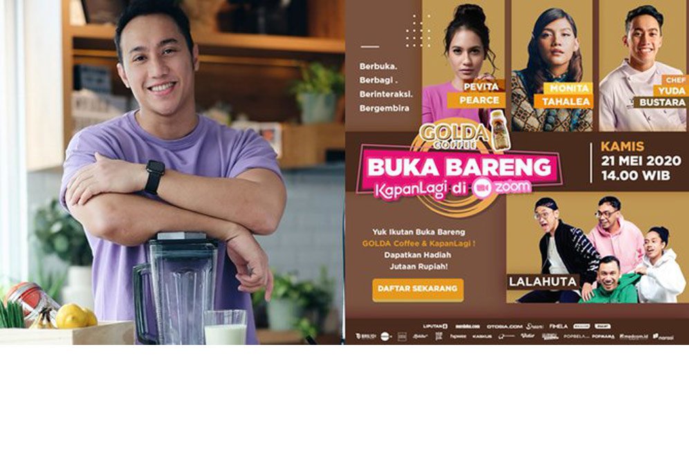 Chef Yuda Bustara Bagikan 2 Menu Unik Berbahan Kopi di Acara KapanLagi Buka Bareng