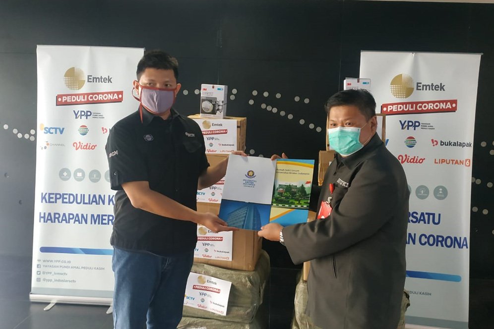 EMTEK Peduli Corona Salurkan Amanah Pemirsa Hingga ke Indonesia Tengah