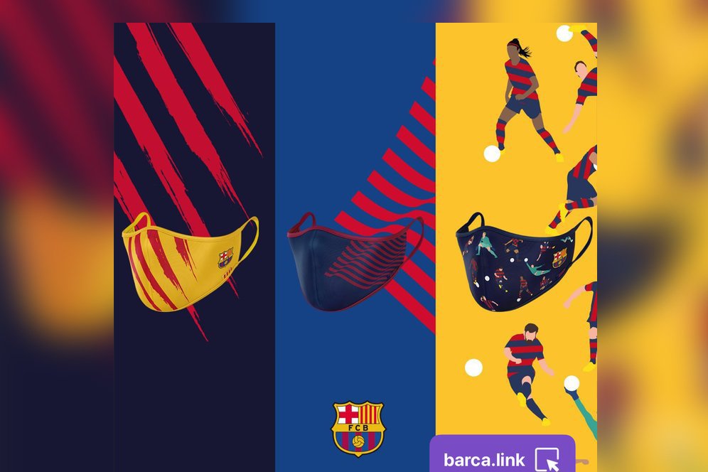 Barcelona Mulai Jual Masker, Cuma Rp290 Ribu! Barcelona Mulai Jual Masker, Cuma Rp290 Ribu!