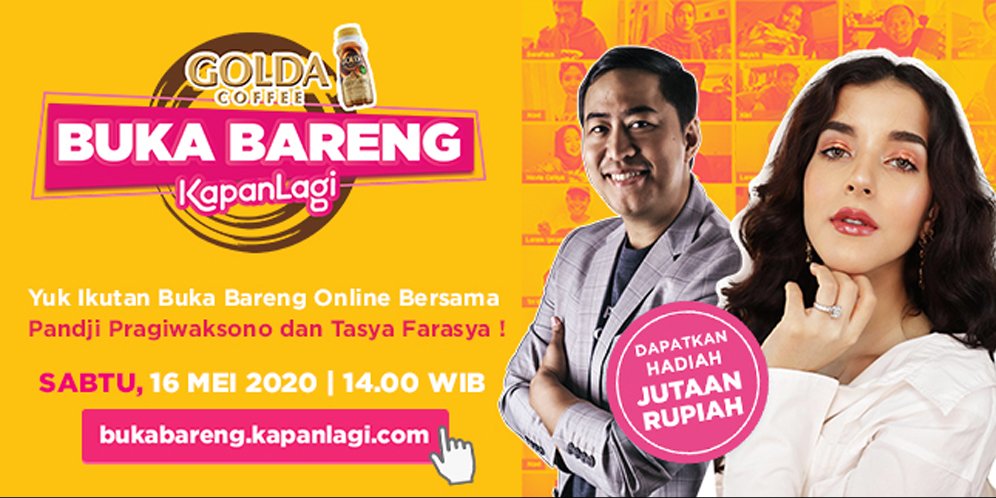 Tampil di KapanLagi Buka Puasa Bareng, Tasya Farasya dan Pandji Pragiwaksono Ngaku Jadi Lebih Higien