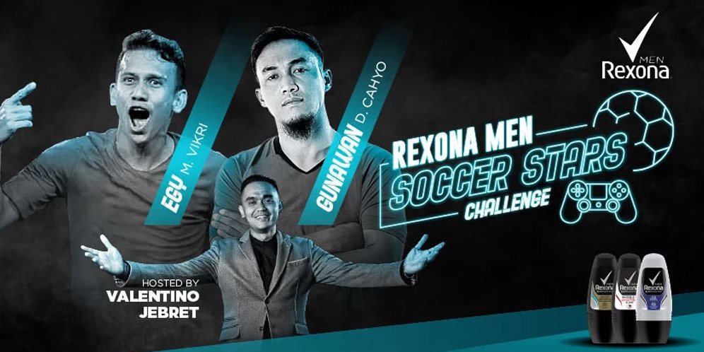 Live Streaming Rexona Men Soccer Stars Challenge: Egy Maulana vs Gunawan DC di Vidio.com