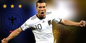 Lukas Podolski dan Keunikannya Sebagai 'Nomor 3' Jerman