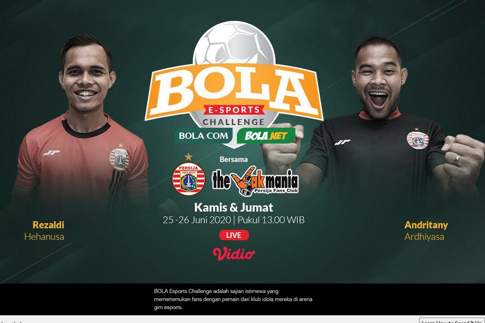 BOLA Esports Challenge: Hadapi Rezaldi Hehanussa di Semifinal, The Jakmania Menteng Pede Main Cepat