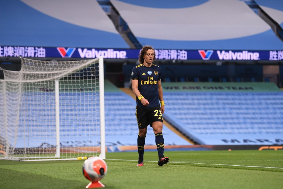 Soal David Luiz, Arteta Isyaratkan Sang Bek Bisa Bertahan Lebih Lama di Arsenal