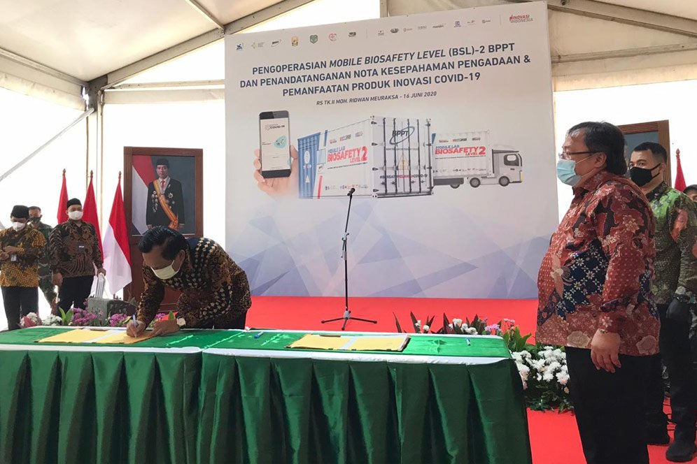 EMTEK dan Kemenristek Kerja Sama Menanggulangi Covid-19