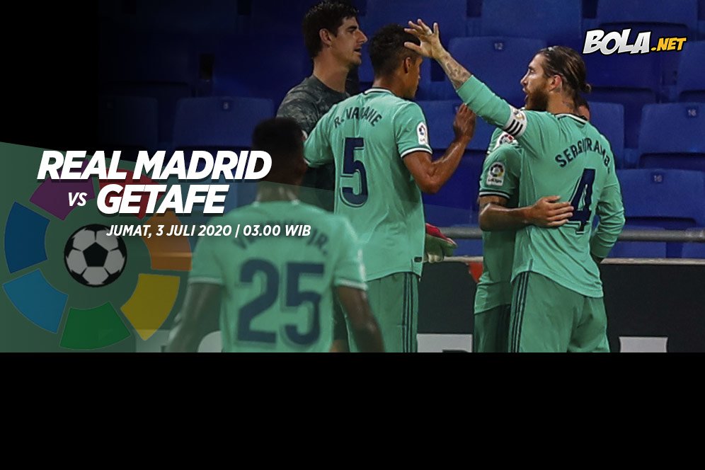 Prediksi Real Madrid vs Getafe 3 Juli 2020