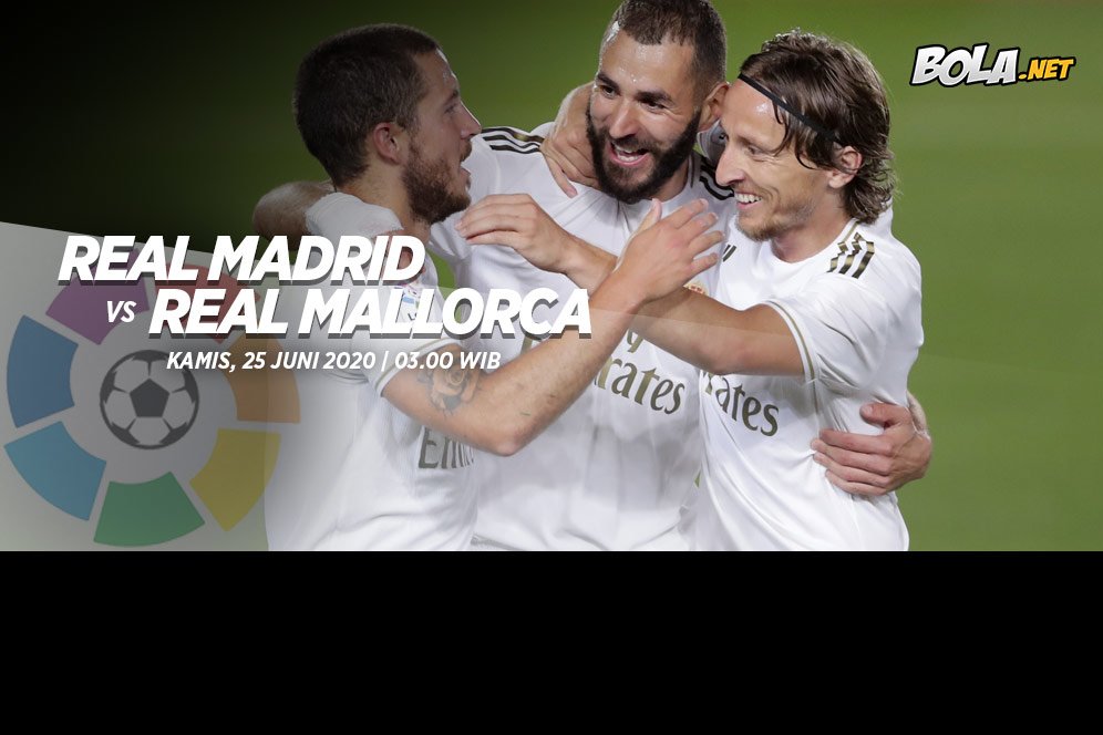 Link Live Streaming Real Madrid vs Real Mallorca di Vidio.com