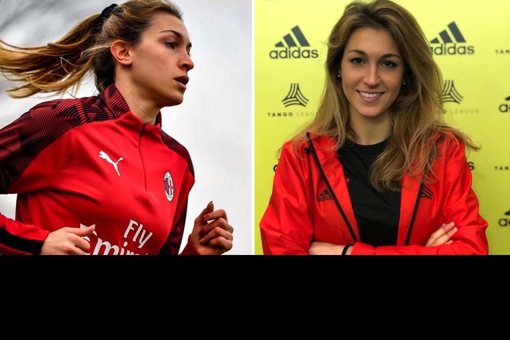 Potret-potret Mia Bellucci, Gelandang Cantik dari AC Milan