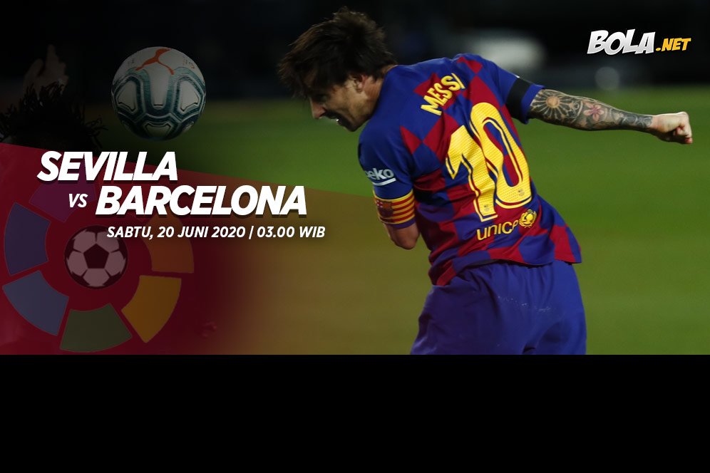 Live Streaming Sevilla vs Barcelona di Vidio.com