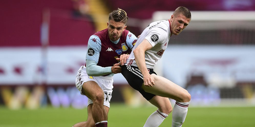 Aston Villa vs Sheffield United. (c) AP Photo