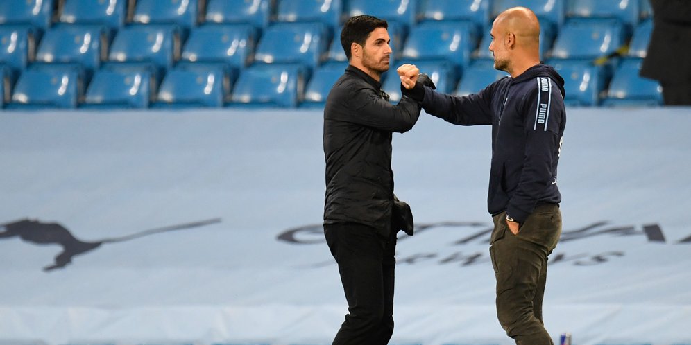 Manchester City vs Arsenal: Melihat Kemesraan Mikel Arteta dan Josep Guardiola