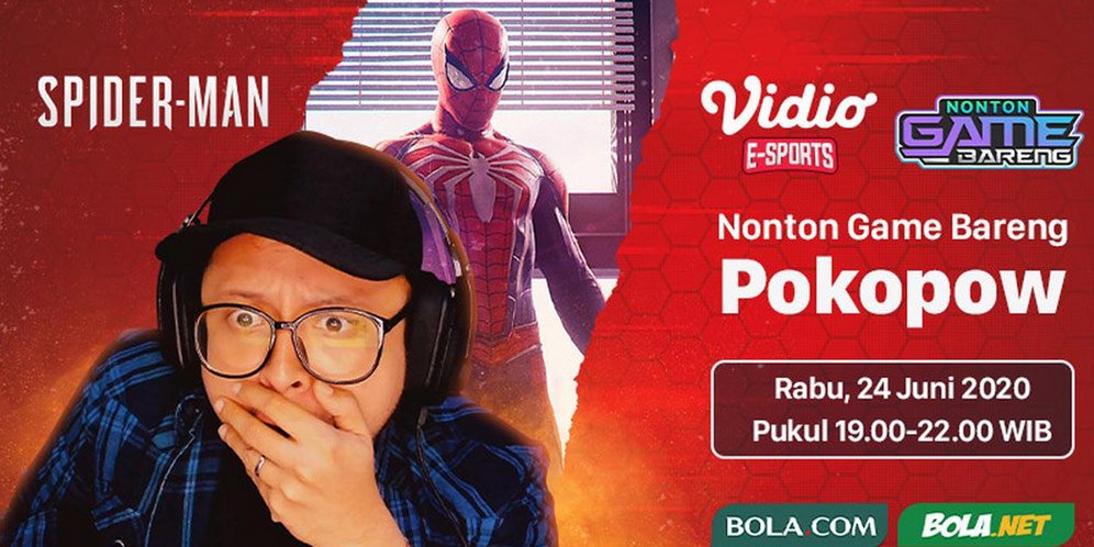 Link Streaming Nonton Game Bareng Pokopow: Spiderman