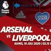 Data dan Fakta Premier League: Arsenal vs Liverpool