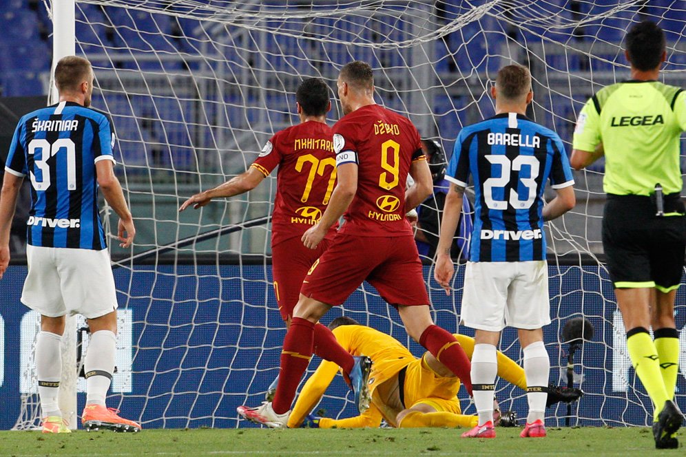 Hasil Pertandingan AS Roma vs Inter Milan: Skor 2-2