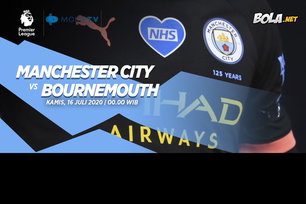 Prediksi Manchester City vs Bournemouth City 16 Juli 2020