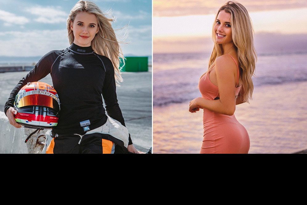 20 Potret Lindsay Brewer, si Cantik dan Seksi dari Lintasan Balap