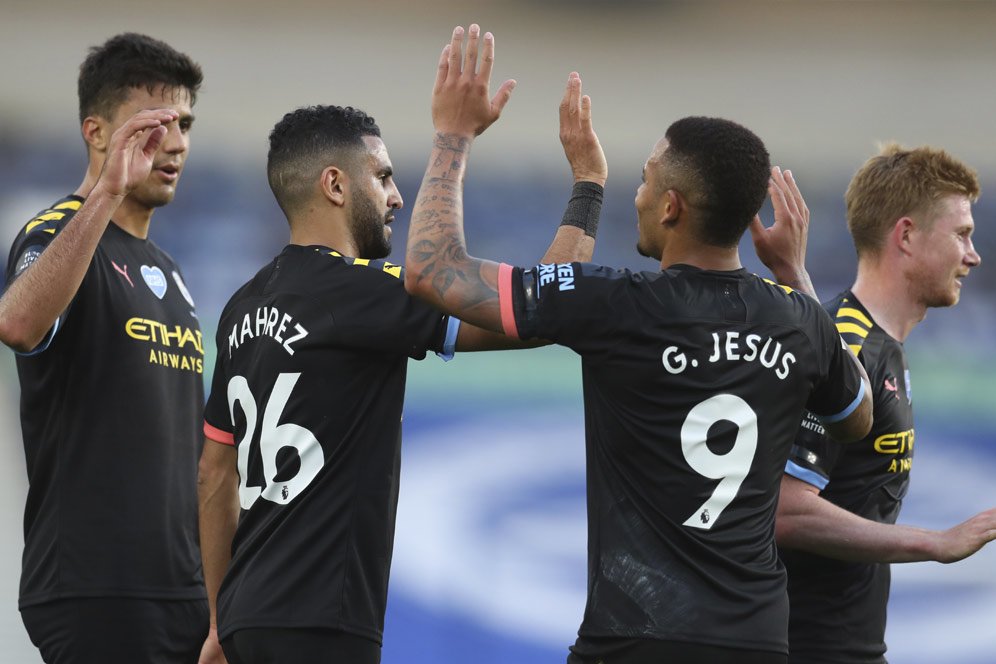 Hasil Pertandingan Brighton vs Manchester City: 0-5