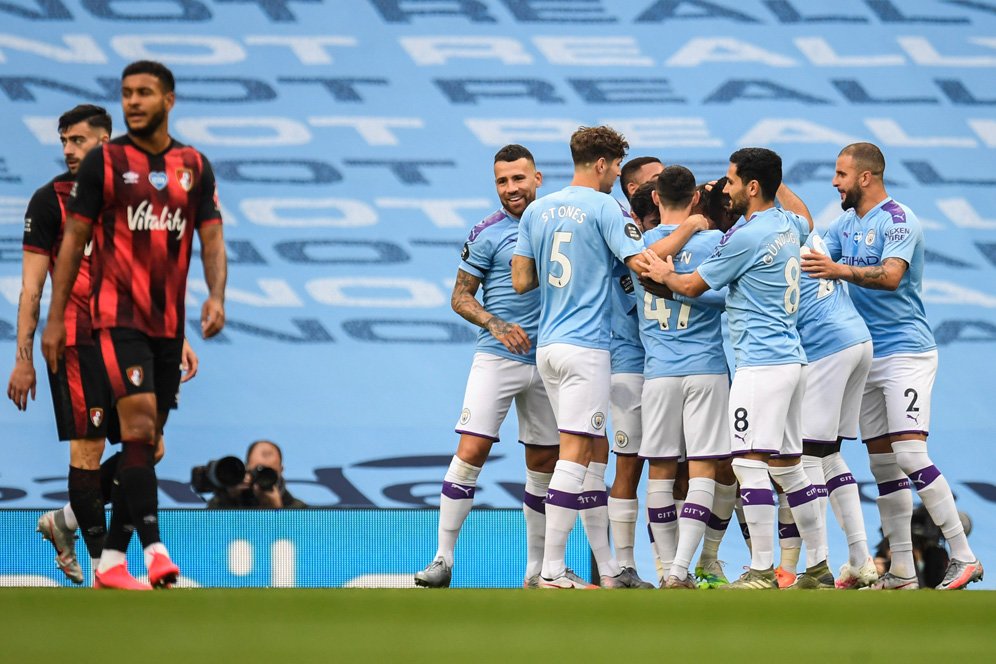 Hasil Pertandingan Manchester City vs Bournemouth: Skor 2-1