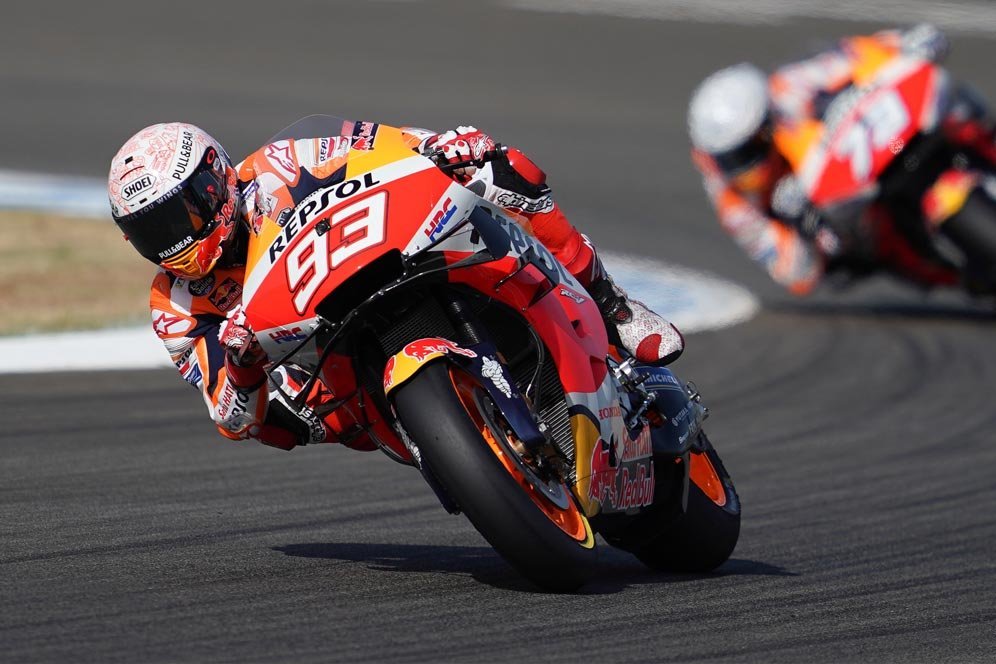 Hasil Pemanasan MotoGP Jerez, Spanyol: Marc Marquez Dibuntuti Franco Morbidelli