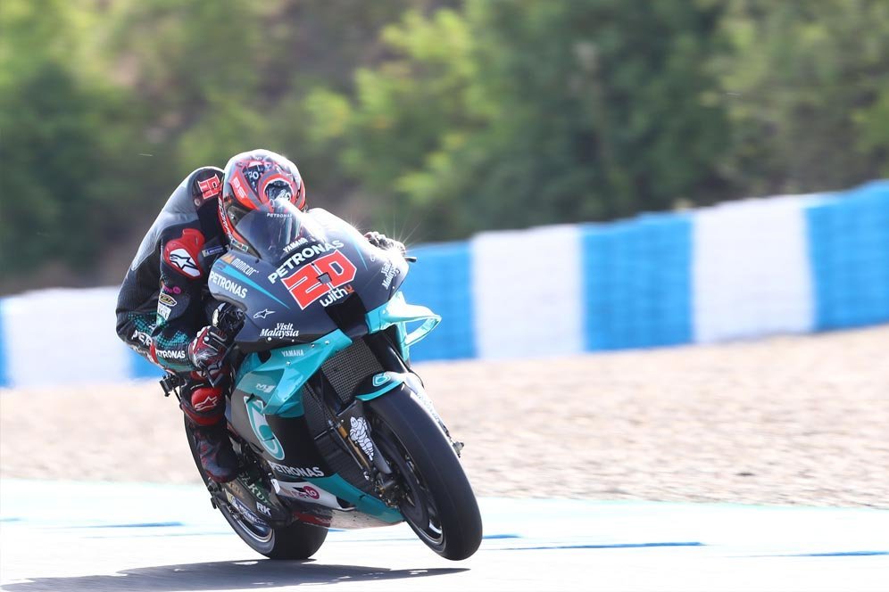 Hasil Sesi Pemanasan MotoGP Jerez, Andalusia: Fabio Quartararo Asapi Andrea Dovizioso