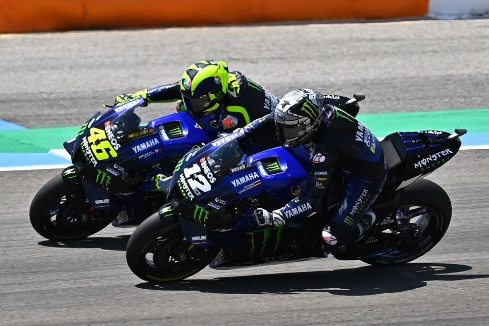 Lega Lolos dari Maut, Rossi-Vinales Kompak Siap Balapan di MotoGP Styria