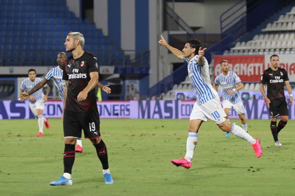 Milan Gagal Menang Lawan 10 Pemain SPAL, Netizen: Milan Jago Banget
