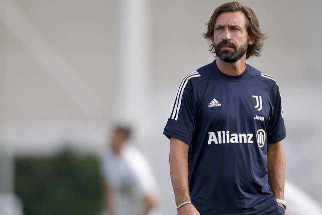 Andrea Pirlo pada sesi latihan perdana Juventus musim 2020/2021 (c) Official Juventus