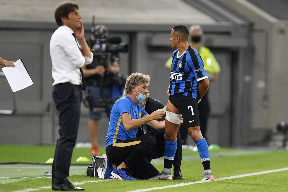 Inter Milan Pastikan Alexis Sanchez Cedera Hamstring, Absen Lawan Shakhtar Donetsk?