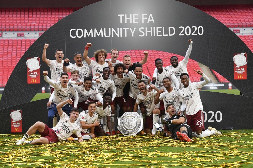 1 Kata Kunci di Balik Sukses Arsenal Juara Comunnity Shield: Keberanian