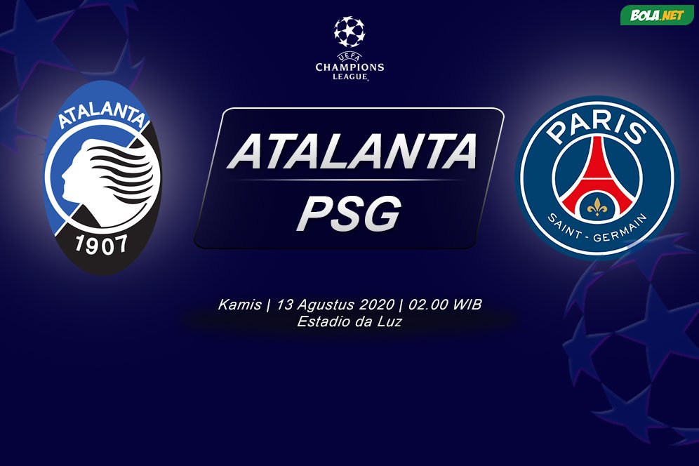 Jadwal dan Live Streaming Liga Champions: Atalanta Vs PSG