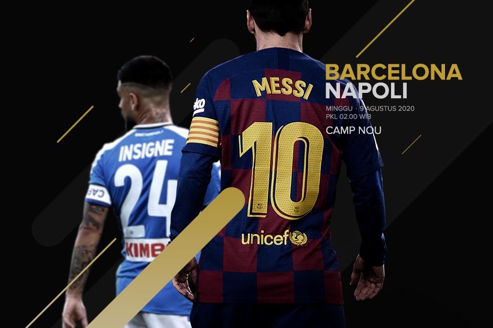 Jadwal Live Streaming Barcelona vs Napoli di Vidio dan SCTV