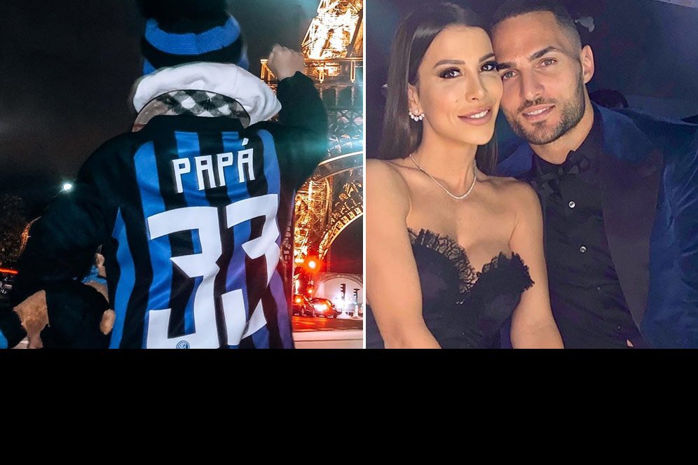 D'Ambrosio Cetak Gol, Inter ke Final Liga Europa, Istri Seksinya Ikut Berbahagia